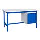 Table de travail avec bloc porte
